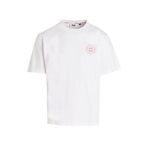 GCDS White Cotton Men's T-Shirt